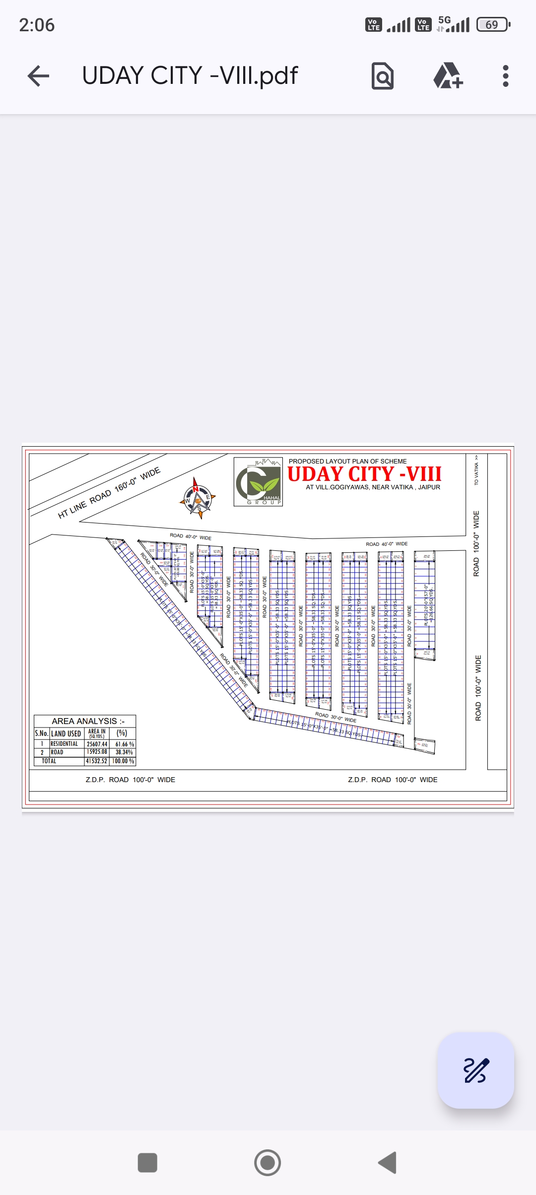 Uday city 8 village gogiyawas  near vatika  fresh patta society