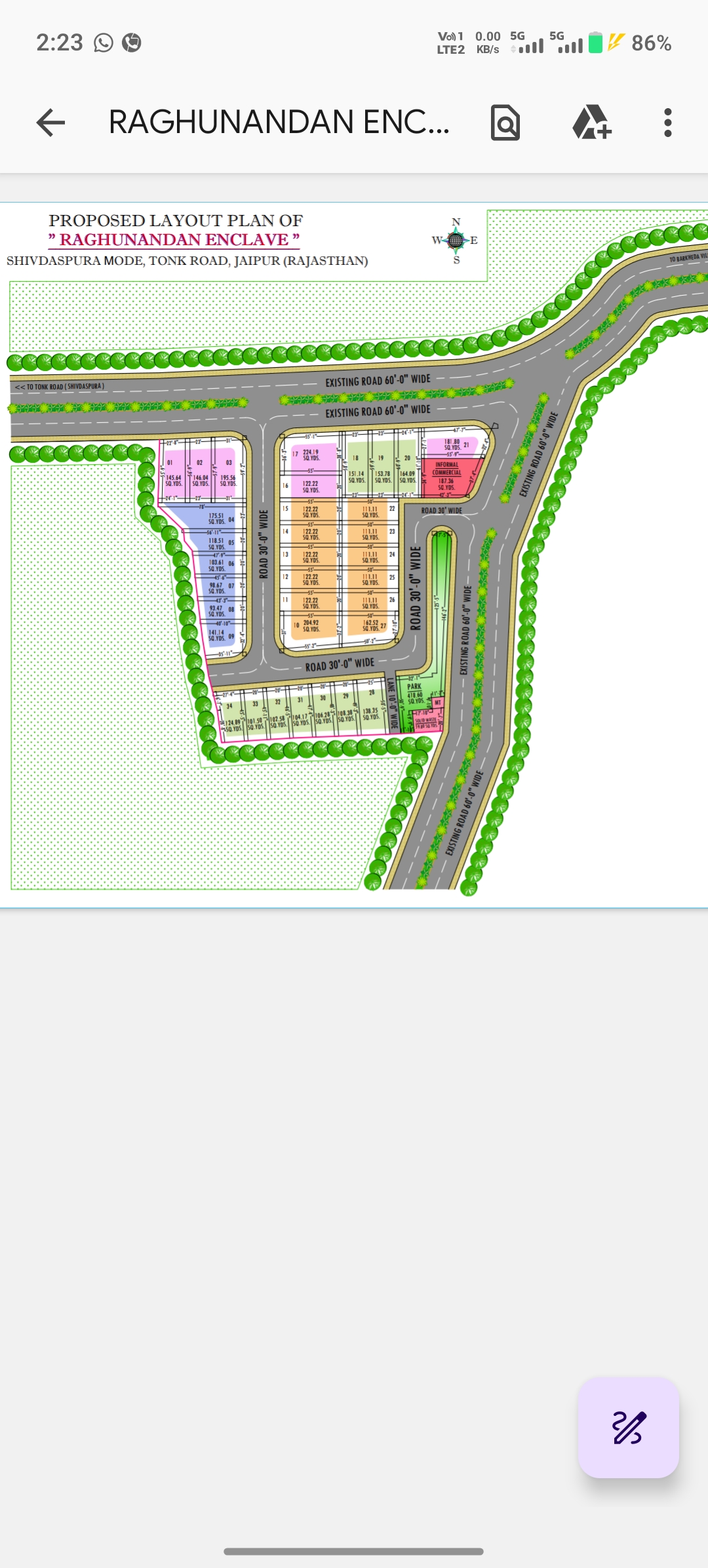 Rajdhara group Raghunandan enclave JDA approved